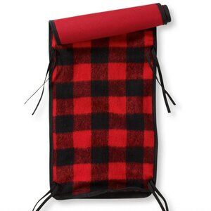 SOLD
NEW Buffalo plaid wool/poly cushion for classic 72" toboggan